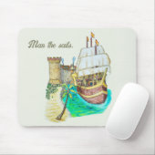 Hafen Galleon Mousepad (Mit Mouse)