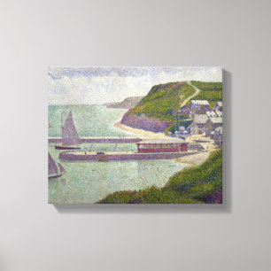 Hafen Georges Pierre Seurat   an Hafen-en-Bessin Leinwanddruck