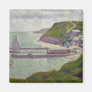 Hafen Georges Pierre Seurat   an Hafen-en-Bessin Magnet
