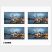 Hafen Göteborg, Schweden Rechteckiger Aufkleber (Blatt)