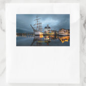 Hafen Göteborg, Schweden Rechteckiger Aufkleber (Tasche)