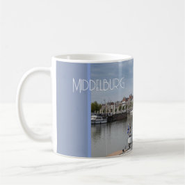 Hafen im Frühjahr, Middelburg, Niederlande Kaffeetasse