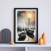Hafen in Dusk Poster