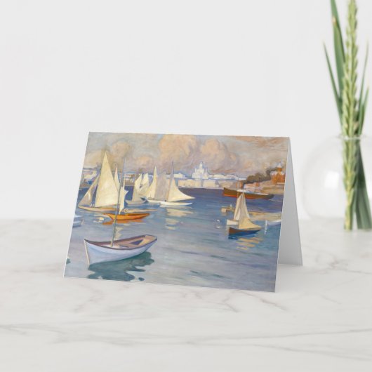 Hafen in Helsinki | Albert Edelfelt Karte (Vorderseite)