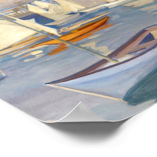 Hafen in Helsinki | Albert Edelfelt Poster (Ecke)