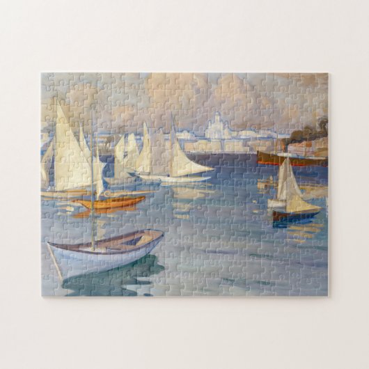 Hafen in Helsinki | Albert Edelfelt Puzzle (Horizontal)