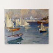 Hafen in Helsinki, Albert Edelfelt Puzzle (Horizontal)