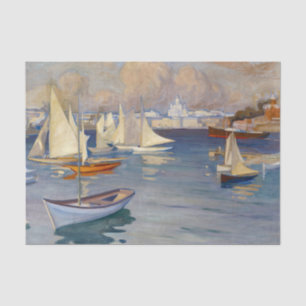 Hafen in Helsinki, Albert Edelfelt Seidenpapier