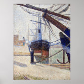 Hafen in Honfleur Poster (Vorne)