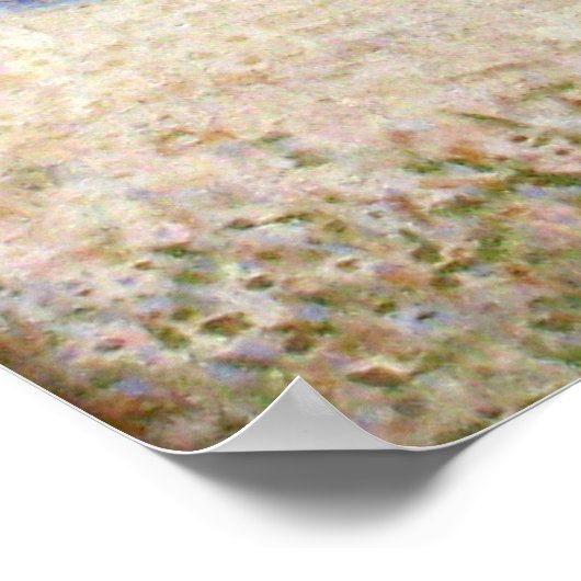 Hafen in Honfleur Poster (Ecke)