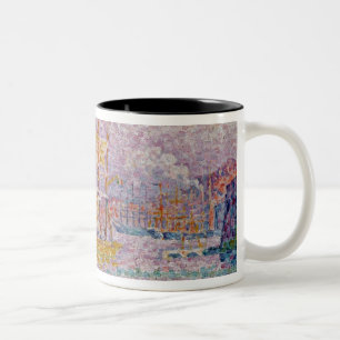 Hafen in Marseille, c.1906 Zweifarbige Tasse