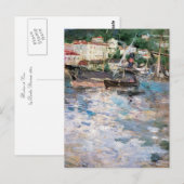 Hafen in Nizza Postkarte (Vorne/Hinten)