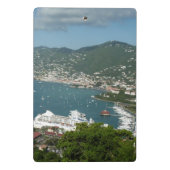 Hafen in St. Thomas, Amerikanische Jungferninseln Mini Klemmbrett (Rückseite)