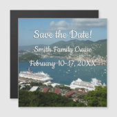 Hafen in St. Thomas Save the Date Magnetkarte (Vorne/Hinten)