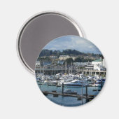 Hafen in Torquay Magnet (Vorderseite/Rückseite)