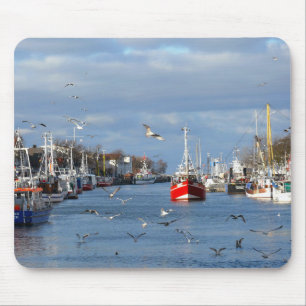 Hafen in Warnemuende (Deutschland) Mousepad