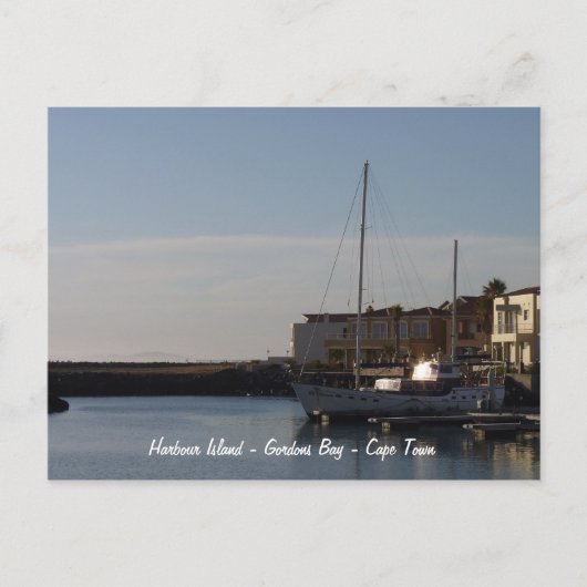 Hafen Insel - Gordons Bay - Kapstadt Postkarte (Vorderseite)