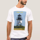 Hafen-Leuchtturm Cape Cods Hyannis T-Shirt (Vorderseite)
