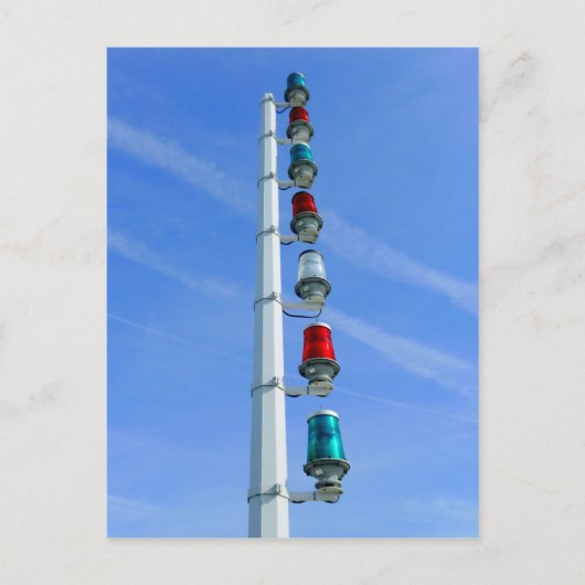 Hafen Lights, Cardiff Bay Hafen Postkarte (Vorderseite)