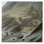 Hafen Looe, Cornwall, von 'einer Reise um großes B Fliese (Vorderseite)