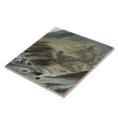 Hafen Looe, Cornwall, von 'einer Reise um großes B Fliese (Seite)