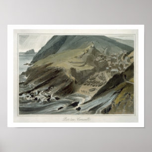 Hafen Looe, Cornwall, von 'einer Reise um großes B Poster