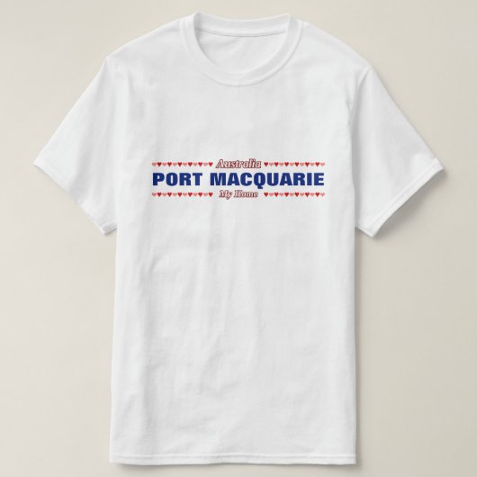 HAFEN MACQUARIE - Mein Zuhause - Australien; T-Shirt (Design vorne)