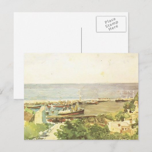 Hafen Mikhail Vrubel-Odessa Postkarte (Vorne/Hinten)