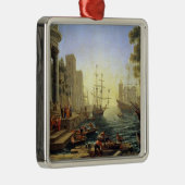 Hafen mit der Einschiffung von St. Ursula Ornament Aus Metall (Rechts)