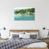 Hafen mit Yachten und Segelbooten Leinwanddruck (Insitu (Schlafzimmer))