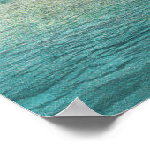 Hafen mit Yachten und Segelbooten Poster (Ecke)