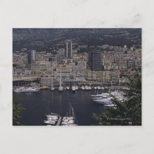 Hafen, Monte Carlo, Côte d'Azur, Cote d'4 Postkarte