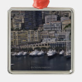 Hafen, Monte Carlo, französisches Riviera, Silbernes Ornament (Vorne)