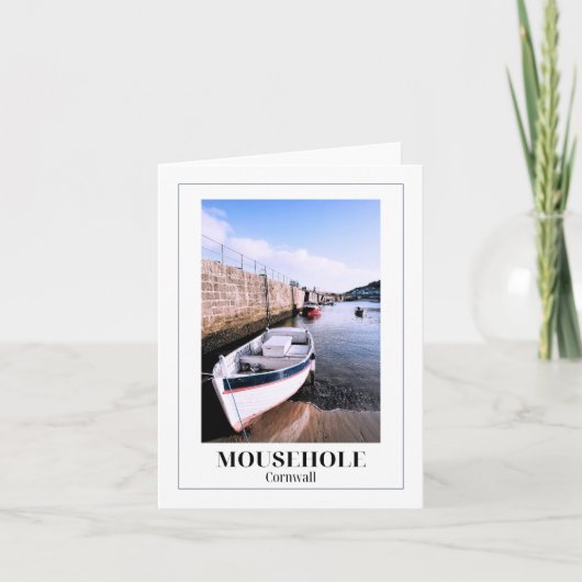 Hafen Mousehole, Cornwall Karte (Vorderseite)