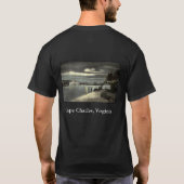 Hafen-Nacht, Kap Charles, Virginia T-Shirt (Rückseite)