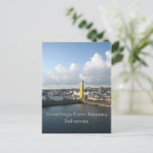 Hafen Nassau Postkarte (Stehend Vorderseite)