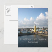Hafen Nassau Postkarte (Vorne/Hinten)