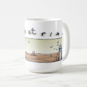 Hafen-O-John Dämmerung Kaffeetasse (VorderseiteRechts)