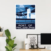 Hafen Philadelphia 1936 WPA Poster (Heimbüro)