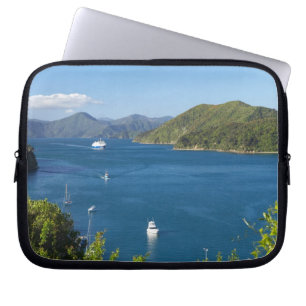 Hafen Picton, Marlborough Sounds, Süden Laptopschutzhülle