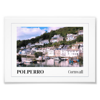 Hafen Polperro, Cornwall Fotodruck