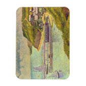 Hafen Port-en-Bessin Hochtide von Georges Seurat Magnet (Vertikal)
