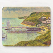 Hafen Port-en-Bessin Hochtide von Georges Seurat Mousepad (Vorne)