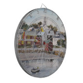 Hafen Portsmouth, New Hampshire Dartscheibe (Vorderseite Links)