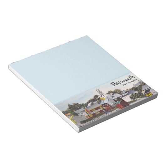 Hafen Portsmouth, New Hampshire Notizblock (angewinkelt)