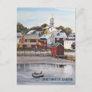 Hafen Portsmouth, New Hampshire Postkarte