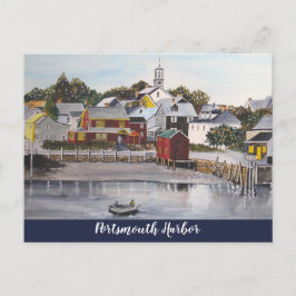 Hafen Portsmouth, New Hampshire Postkarte