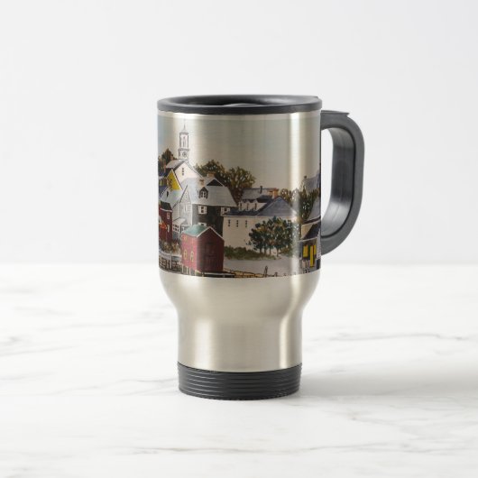 Hafen Portsmouth, New Hampshire Reisebecher (VorderseiteRechts)