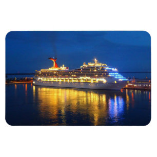 Hafen-Reflexionen Magnet