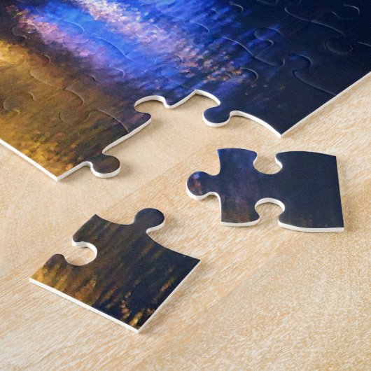 Hafen-Reflexionen Puzzle (Seite)